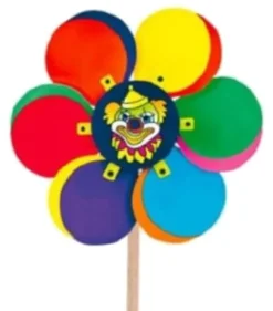 NORIMPEX Wiatrak 19cm wysoki Clown