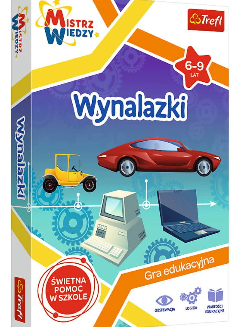 TREFL Wynalazki Mistrz Wiedzy gra edukacyjna -