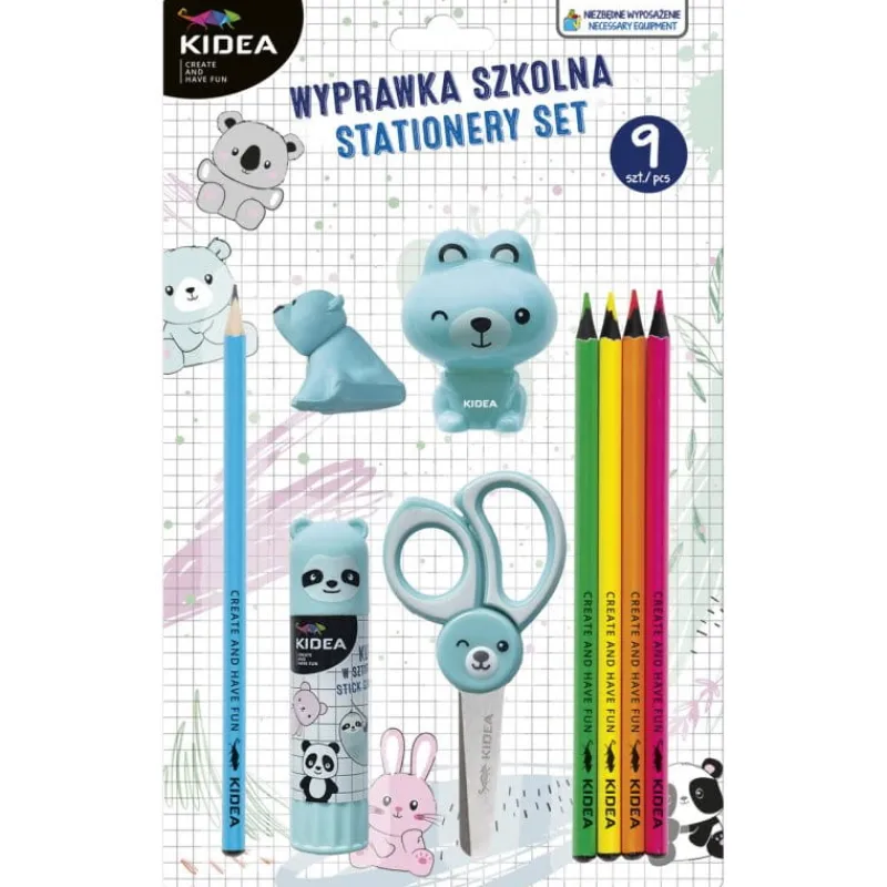 DERFORM Wyprawka szkolna Zwierzaki - Miś Kidea