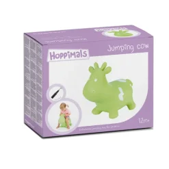 Dzieci TOOTINY Zabawka do skakania Skoczek Krówka zielona - Hoppimals