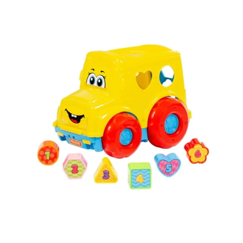 POLESIE Zabawka edukacyjna Autobus mix cena za 1 zestaw 87980