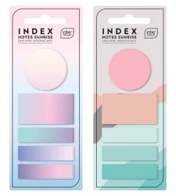 INTERDRUK Zakładki indeksujące Sunrise mix 125 sztuk cena za 1 szt