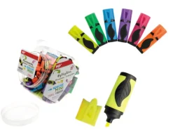MAIN PAPER Zakreślacz fluorescencyjny MINI 6 kolorów 2.0/3.0mm MP p100, mix cena za 1 szt
