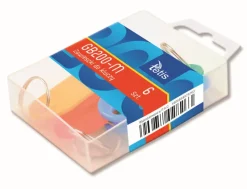 TETIS Zawieszki do kluczy wielokolorowe 6szt w opakowaniu p12 GB200-M mix cena za 1op