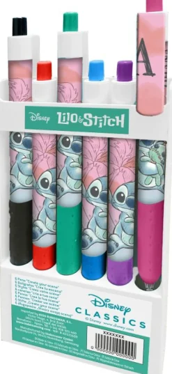KIDS EUROSWAN Zestaw 6 długopisów Stitch ST00036