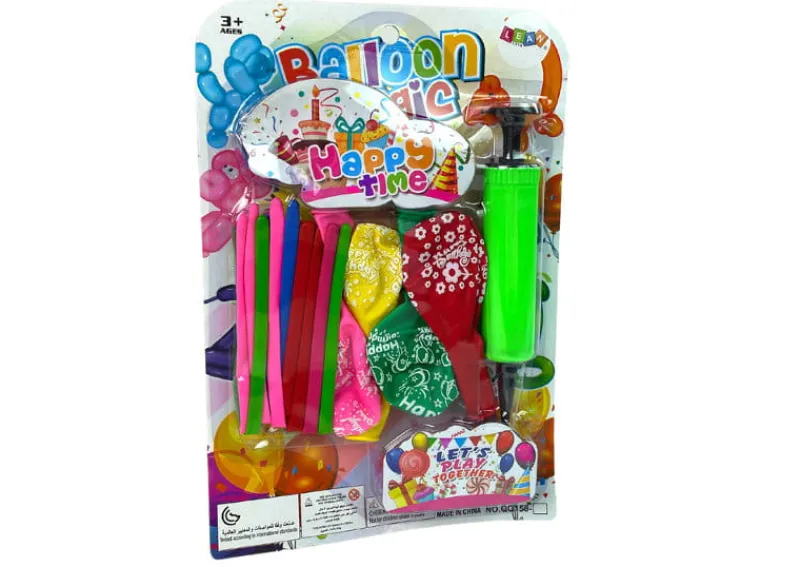 INNI Zestaw balonów do modelowania + pompka 12150 Lean Toys