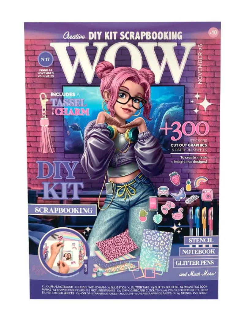 KIDS EUROSWAN Zestaw do Scrapbookingu WoW Generation WOW00126