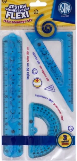 ASTRA Zestaw geometryczny Flexi 3 elementy