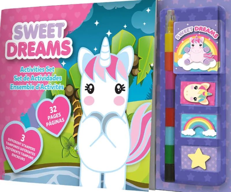 KIDS EUROSWAN Zestaw kreatywny z pieczątkami Sweet Dreams