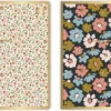 INTERDRUK Zeszyt A5 60 kartki linia M 70g Metalic Floral mix cena za 1 szt