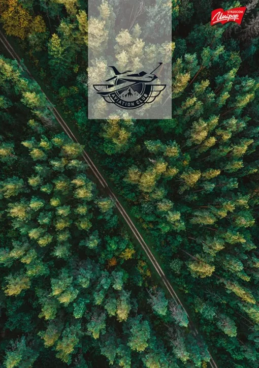 MAJEWSKI Zeszyt A5 60k gładki laminowany DRONE PERSPECTIVE p10, mix cena za 1 szt