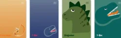 INTERDRUK Zeszyt A5 16k kratka Dinozaurus mix cena za 1 szt