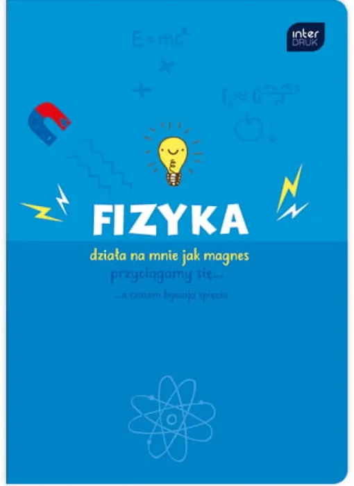 INTERDRUK Zeszyt A5 60k kratka fizyka HYBRID FSC Credit p10 mix cena za 1szt