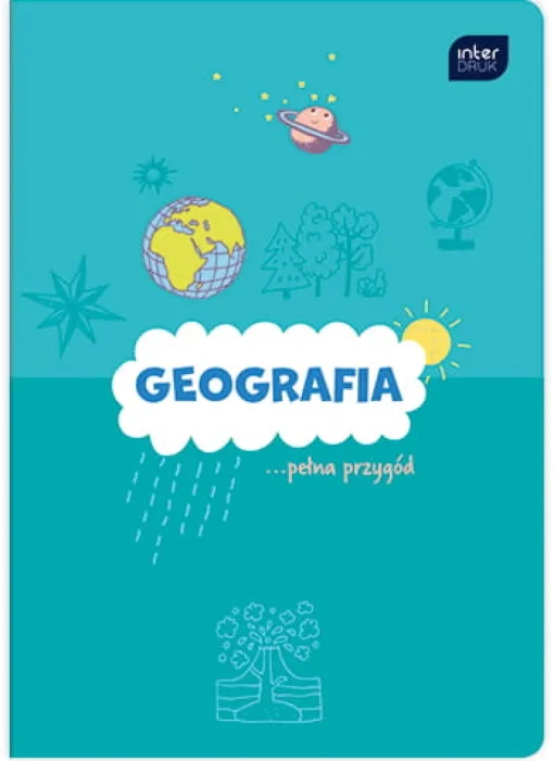 INTERDRUK Zeszyt A5 60k kratka geografia HYBRID FSC Credit p10 mix cena za 1szt