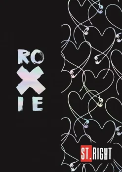 MAJEWSKI Zeszyt A5 60k kratka laminowany EARPHONES BY ROXIE p10 cena za 1szt
