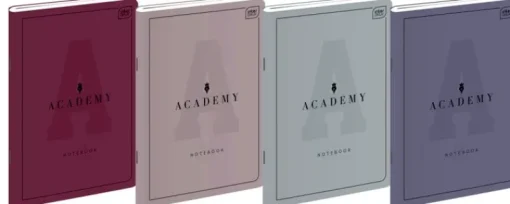 INTERDRUK Zeszyt A5 60k kratka M 90g ACADEMY mix cena za 1 szt