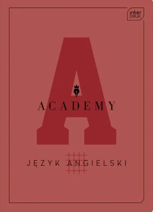 INTERDRUK Zeszyt A5 60k kratka M 90g Angielski ACADEMY