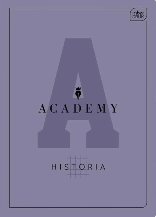 INTERDRUK Zeszyt A5 60k kratka M 90g Historia ACADEMY