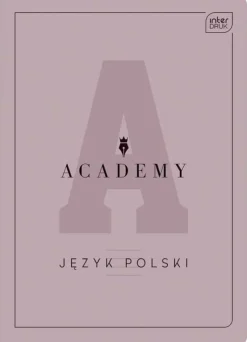 INTERDRUK Zeszyt A5 60k linia M 90g Polski ACADEMY