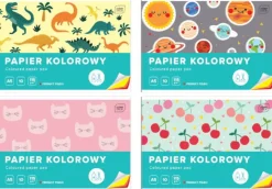 INTERDRUK Zeszyt papierów kolorowych A5 10k p10 mix cena za 1 szt