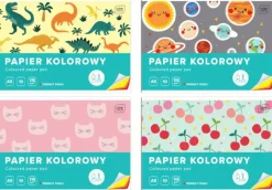 INTERDRUK Zeszyt papierów kolorowych A5 10k p10 mix cena za 1 szt