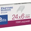 TETIS Zszywki biurowe 24x6mm, p10 cena za 1 szt